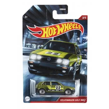 Mattel Hot Wheels Αυτοκινητάκια Αυτοκινητοβιομηχανίες Volkswagen Golf MK2 GYN19 / GRP20 887961909500