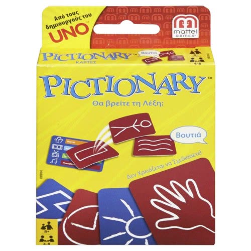 Mattel Επιτραπέζιο Pictionary Κάρτες GXX05 887961964615