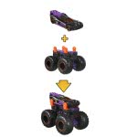 Mattel Hot Wheels Monster Trucks Maker Bone Shaker GWW13 / GWW16 887961948530