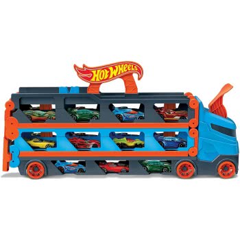 Mattel Hot Wheels Νταλίκα - Πίστα 2 Σε 1 Αγώνων Με 3 Αυτοκινητάκια Κλίμακας 1:64 GVG37 887961925203