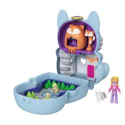Mattel Polly Pocket Mini Flip And Reveal Arctic Fox GTM56 / GTM57 887961918151