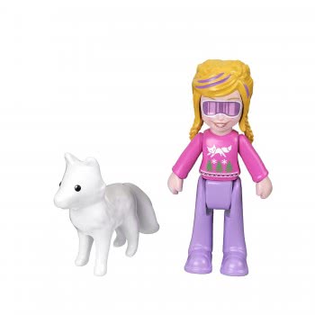 Mattel Polly Pocket Mini Σετάκια Flip And Reveal Arctic Fox Αλεπού GTM56 / GTM57 887961918151