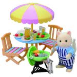 Epoch Sylvanian Families Σετ Μπάρμπεκιου Για Κήπο 4869 5054131048696