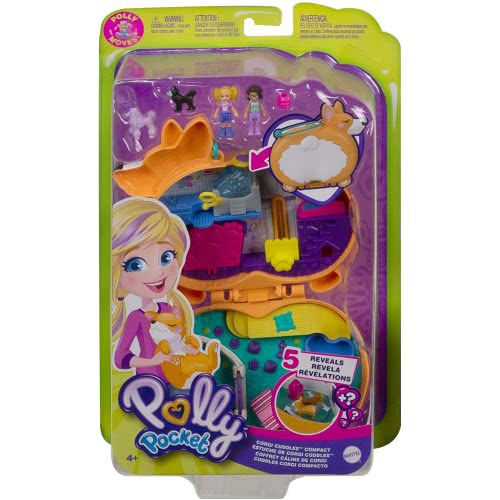 Mattel Polly Pocket Corgi Cuddles Compact FRY35 / GTN15 887961918519