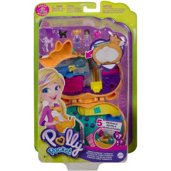 Mattel Polly Pocket Corgi Cuddles Compact FRY35 / GTN15 887961918519