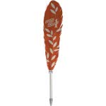 Diakakis imports Pen With Colored Feather In A Case Greece 2021 - 4 Designs 000201012 5205698502446