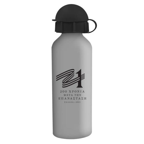 Diakakis imports Παγούρι Αλουμινίου 6.5X21 Εκ. 500 Ml Ελλάδα 2021 - 3 Σχέδια 000201031 5205698504358