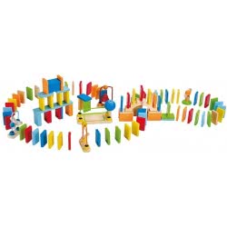 Hape Early Explorer Ξύλινο Ντόμινο Dynamo Dominoes E1042 6943478011595
