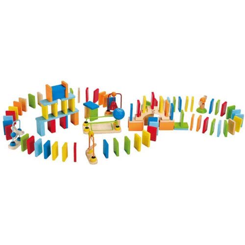 Hape Early Explorer Ξύλινο Ντόμινο Dynamo Dominoes E1042 6943478011595