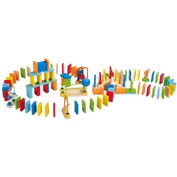 Hape Early Explorer Ξύλινο Ντόμινο Dynamo Dominoes E1042 6943478011595