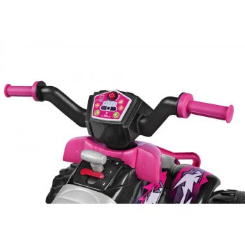 Peg Perego Peg-Perego 12V Vehicle Corral T-Rex 330W Pink OR0101 8005475412411