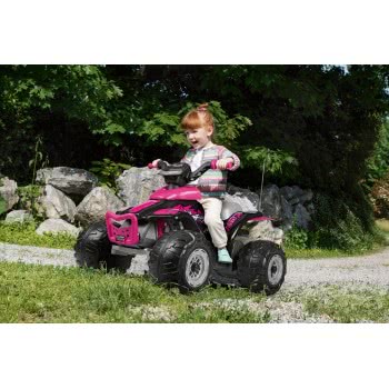 Peg Perego Peg-Perego 12V Vehicle Corral T-Rex 330W Pink OR0101 8005475412411