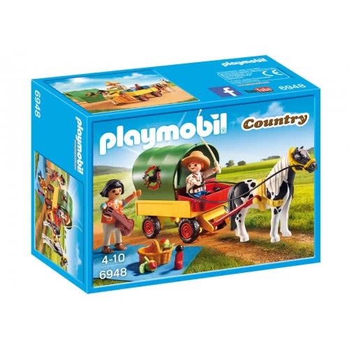 Playmobil Picnic With Pony Wagon 6948 4008789069481