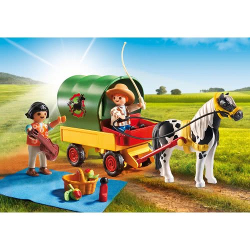 Playmobil Picnic With Pony Wagon 6948 4008789069481