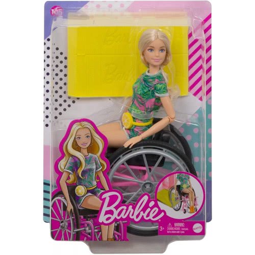 Mattel Barbie Fashionistas Με Αναπηρικό Αμαξίδιο GRB93 887961900439