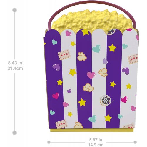 Mattel Polly Pocket Un-Box-It Playset, Popcorn Shape Box Σινεμά Ποπ Κορν Σετ GVC96 887961922912