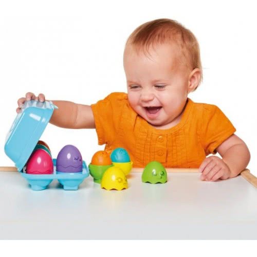 TOMY Toomies Baby Toddler Toy Hide & Squeak Bright Chicks For 6-36 Months 1000-73081 5011666730816