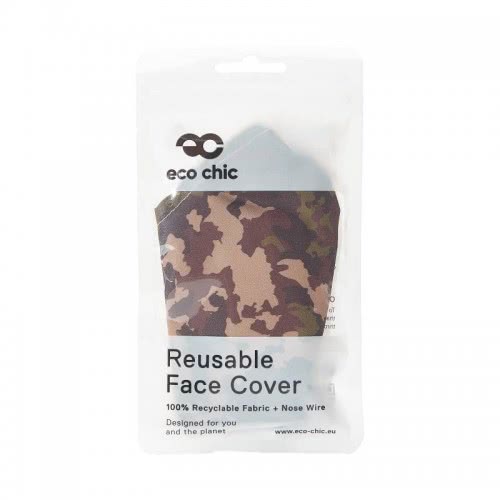 OEM Μάσκα Προσώπου Eco Chic Καμουφλάζ EC-M27 5060735634906