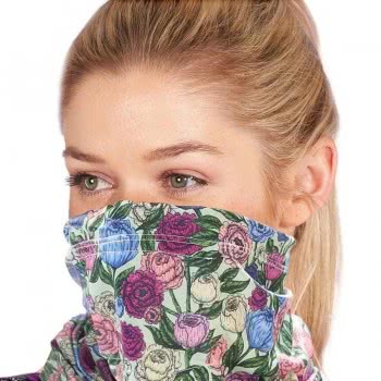 OEM Eco Chic Green Peonies Snood E-S07 5060735634715