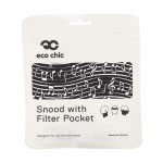 OEM Eco Chic Black Music Snood E-S04 5060735634685