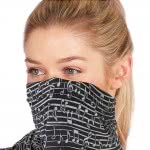 OEM Eco Chic Black Music Snood E-S04 5060735634685