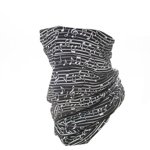 OEM Eco Chic Black Music Snood E-S04 5060735634685