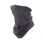 OEM Eco Chic Snood Face Mask Black Disrupted Cubes E-S03 5060735634678