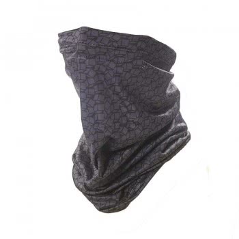 OEM Eco Chic Snood Face Mask Black Disrupted Cubes E-S03 5060735634678