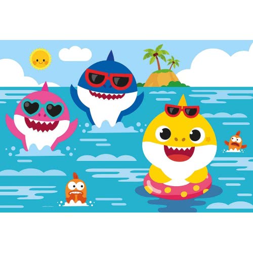 Clementoni Παιδικό Παζλ Color Baby Shark 24 Τμχ 1200-28519 8005125285198