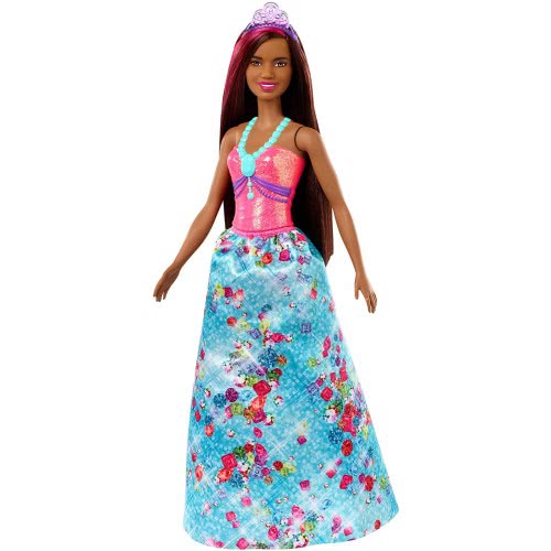 Mattel Barbie Κούκλα Πριγκίπισσας Dreamtopia (Μελαχρινή Με Ροζ Ραβδωτά Μαλλιά) GJK12 / GJK15 887961813067