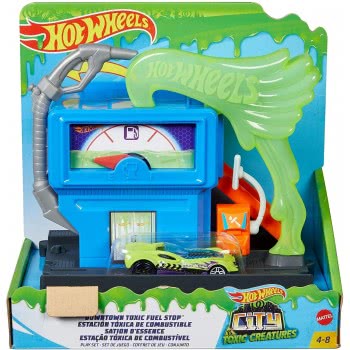 Mattel Hot Wheels City Βασικές Πίστες: Downtown Toxic Fuel Stop FRH28 / GYP37 887961978001