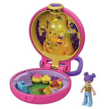 Mattel Polly Pocket Mini Keyring Set Beehive GKJ39 / GTM63 887961918199