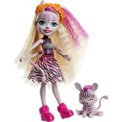 Mattel Enchantimals Zadie Zebra And Animal Friend FNH22 / GTM27 887961917826