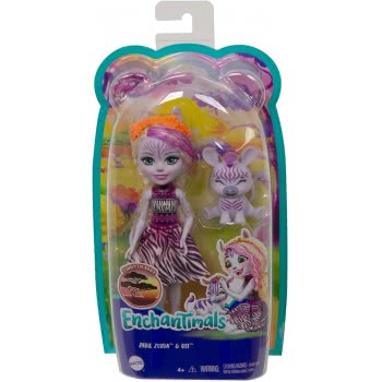 Mattel Enchantimals Zadie Zebra And Animal Friend FNH22 / GTM27 887961917826