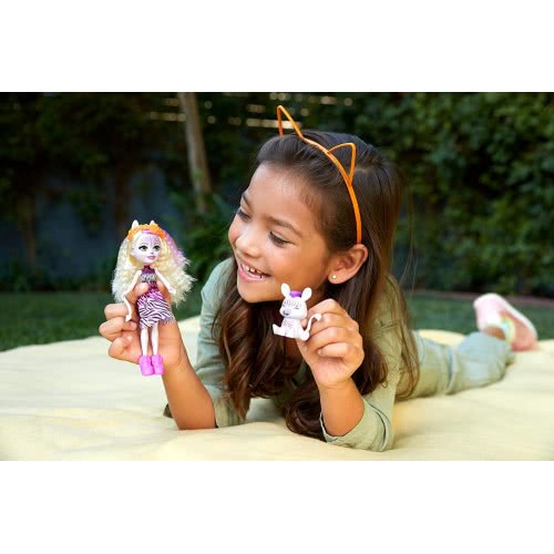 Mattel Enchantimals Zadie Zebra Και Ζωάκι Φιλαράκι FNH22 / GTM27 887961917826