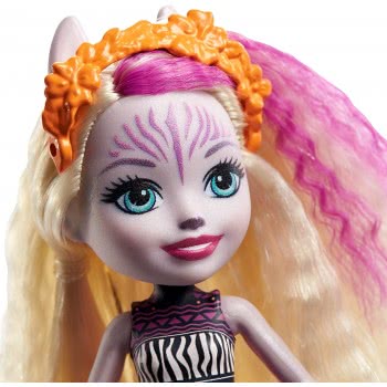 Mattel Enchantimals Zadie Zebra Και Ζωάκι Φιλαράκι FNH22 / GTM27 887961917826