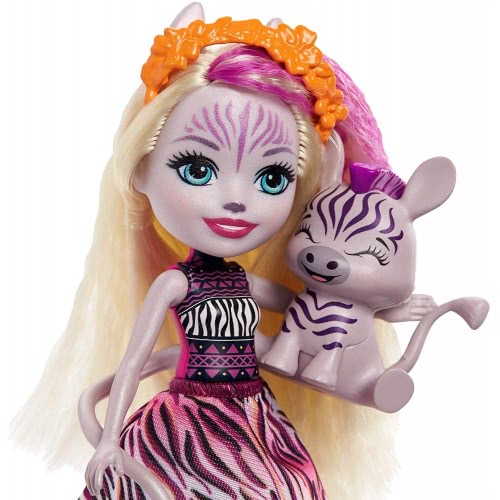 Mattel Enchantimals Zadie Zebra And Animal Friend FNH22 / GTM27 887961917826