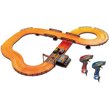 Kidz Tech - Official Licensed Hot Wheels Circuit - Box Of 53 Base Circuits - Length 380 Cm - With 2 Cars 83127 4894380831271