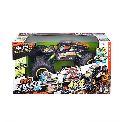 Maisto Τηλεκατευθυνόμενο Rock Crawler Pro Series 4Ws (Usb Ver.) 2.4 Ghz 49/81334 090159813347