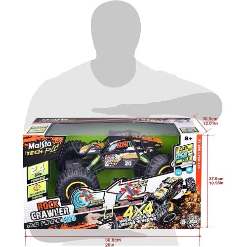 Maisto Τηλεκατευθυνόμενο Rock Crawler Pro Series 4Ws (Usb Ver.) 2.4 Ghz 49/81334 090159813347