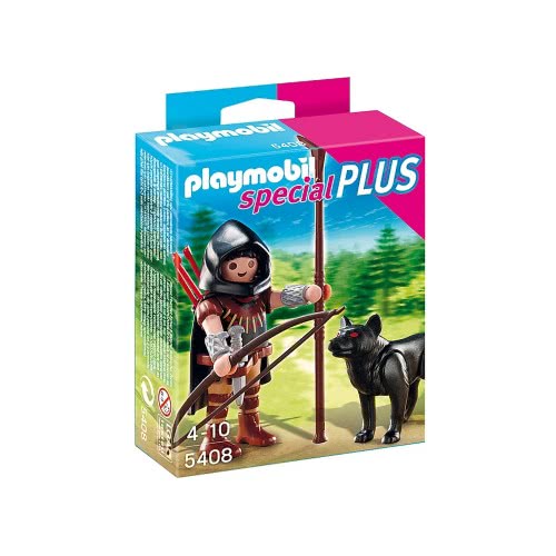 Playmobil Κυνηγός Με Τόξο Και Λύκο 5408 4008789054081
