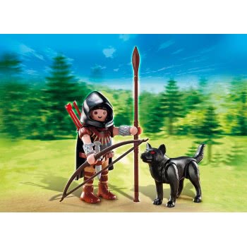 Playmobil Κυνηγός Με Τόξο Και Λύκο 5408 4008789054081