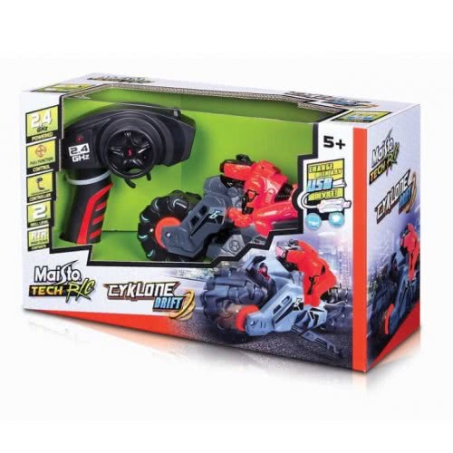 Maisto Tech Cyclone Drifter 2.4Ghz Όχημα Με Τηλεχειρισμό, Μαύρο / Κόκκινο 82293 090159822936