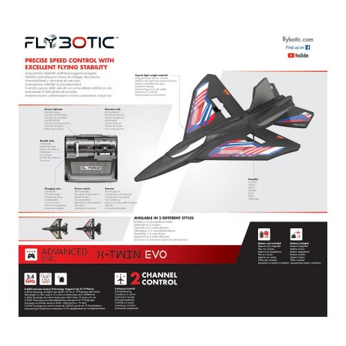 As company Flybotic X-Twin Evo Τηλεκατευθυνόμενο Αεροπλάνο Για 8+ Χρονών 7530-85736 4891813857365