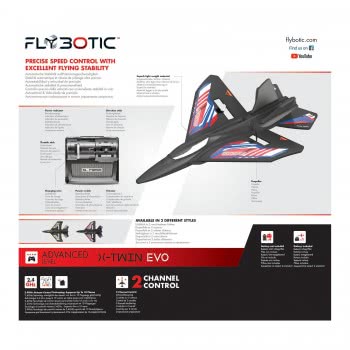 As company Flybotic X-Twin Evo Radio Control Airplane For Ages 8+ 7530-85736 4891813857365