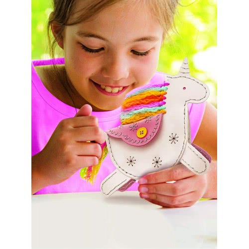 4M Kidzmaker My Unicorn Faux Leather Pouch, Multi Colour 4758 4893156047588
