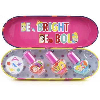 Markwins Disney Princess Enchanting Destinations Nail Polish Tin Κασετίνα 1580150E 4038033801505
