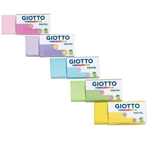 Giotto Pastel Eraser - 5 Colours 000233900 8000825027369