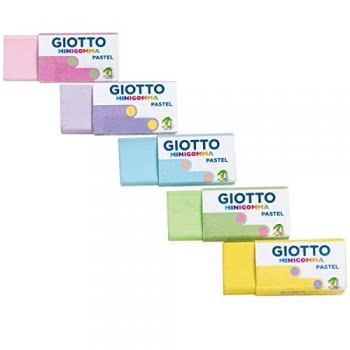 Giotto Παστέλ Γόμα - 5 Χρώματα 000233900 8000825027369