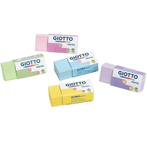 Giotto Pastel Eraser - 5 Colours 000233900 8000825027369